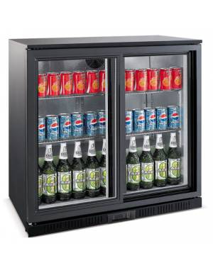 Arrière de bar réfrigéré 2 portes coulissantes