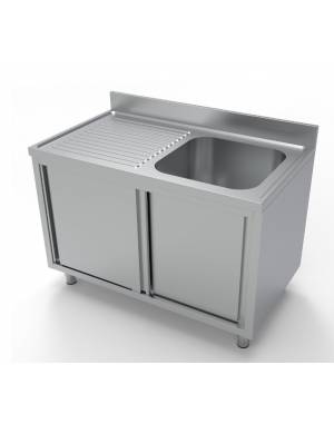 Bloc-évier portes coulissantes 70x140cm