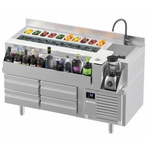 Meuble bar Mobile réfrigéré 160cm