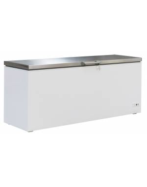 Congélateur bahut couvercle en INOX 635 L