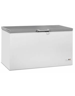 Congélateur bahut couvercle avec Inox 469L