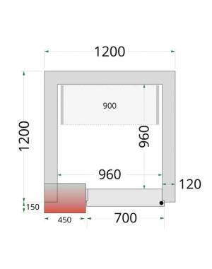Chambre froide négative 1212 Chambre froide négative 1212