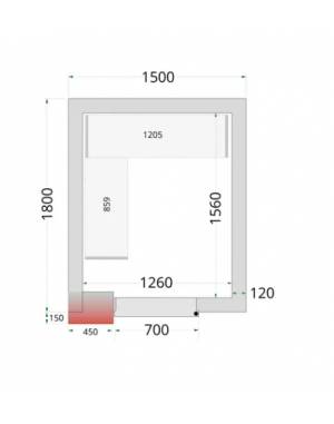 Chambre froide négative 1518 Chambre froide négative 1518
