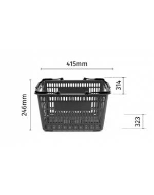 Panier courses 22L Panier courses 22L