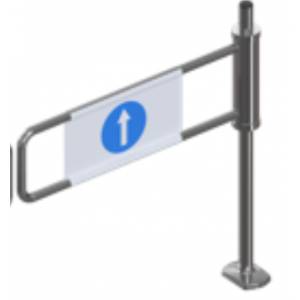 Portillon mécanique droit