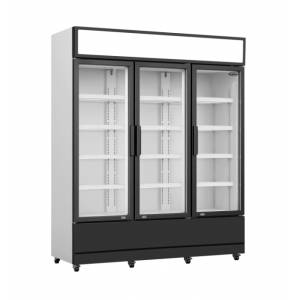 Réfrigérateur 3 portes en verre