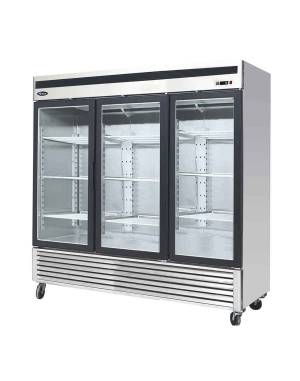 Armoire vitrée positive – Inox