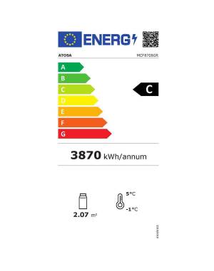 Armoire vitrée positive – Inox