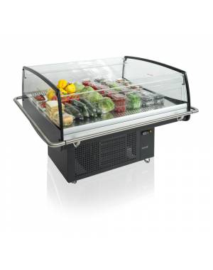 Réfrigérateur noir pour achats impulsifs PDC125