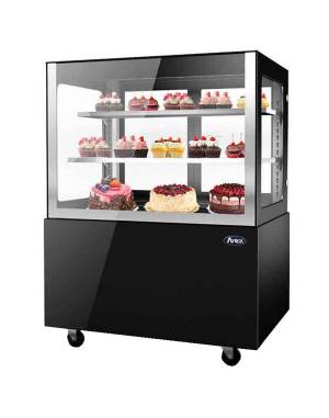 Vitrine droite noire