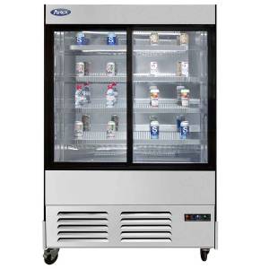 Vitrine libre service Portes coulissantes