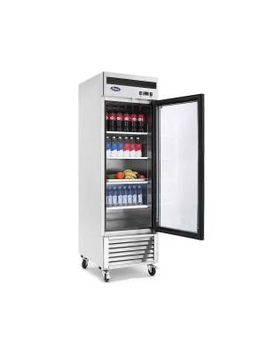 Armoire vitrée positive – Inox