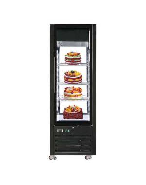 Vitrine pâtissière positive 4 faces vitrées