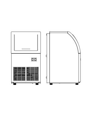 Machine à glaçons 40kg/h