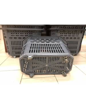 Paniers Magasin sur roulettes gris