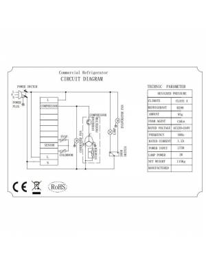 RÉFRIGÉRATEUR ECOFROST EN ACIER INOX 600 LTR STATIQUE