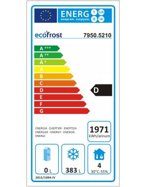 CONGELATEUR ECOFROST EN ACIER INOX 600 LTR STATIQUE