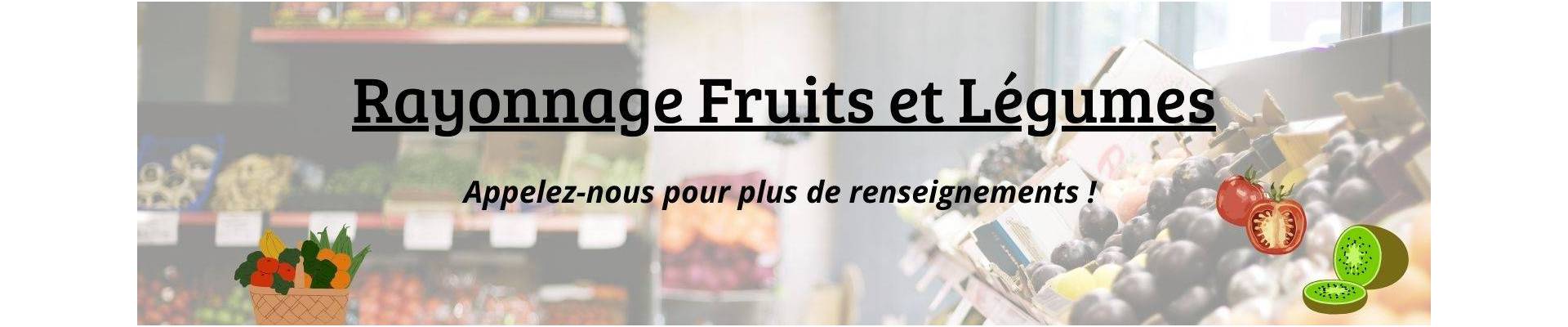 Rayonnage fruits et légumes